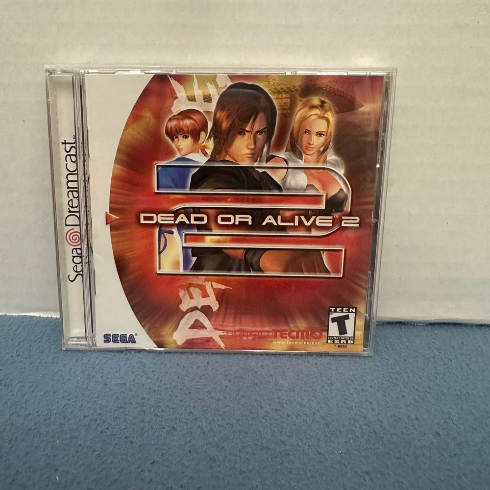 Dead or Alive 2 Sega Dreamcast DOA 2 Fighting Game Complete CIB Tecmo 2000